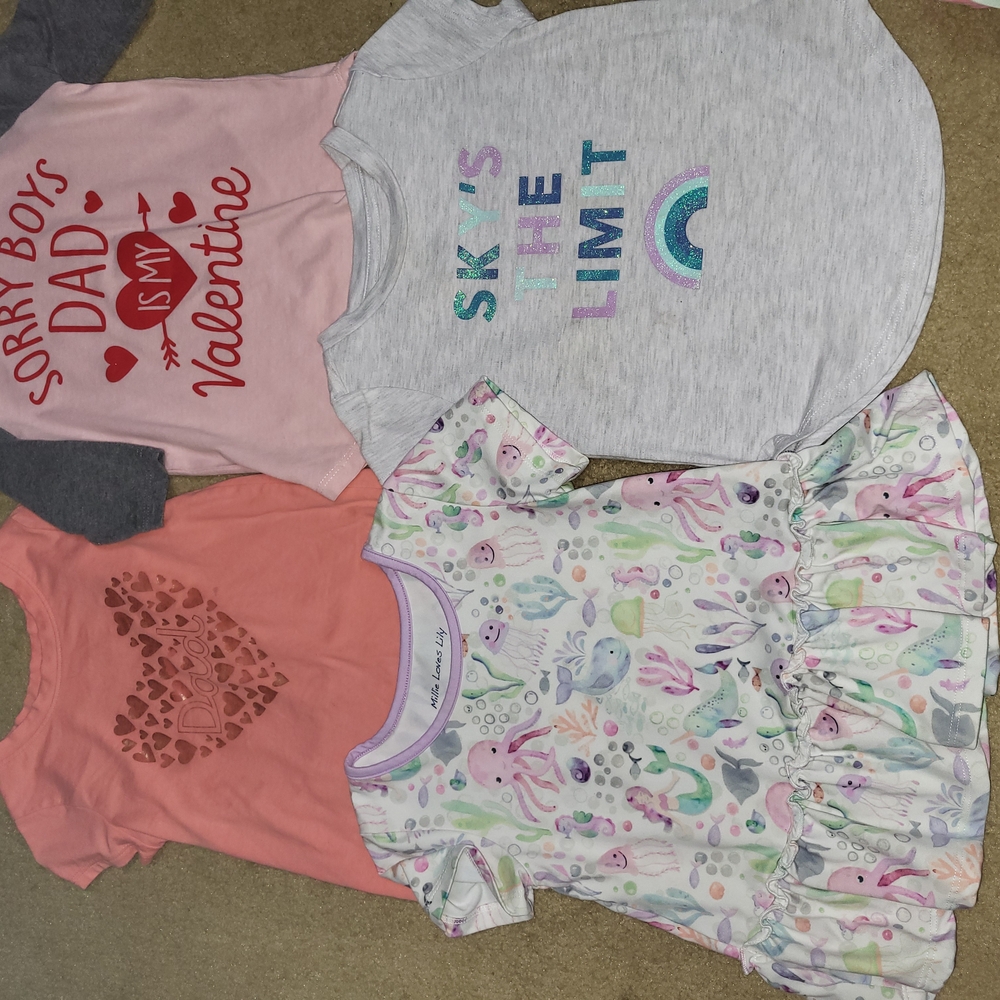 Colorful Toddler T-Shirt Set
